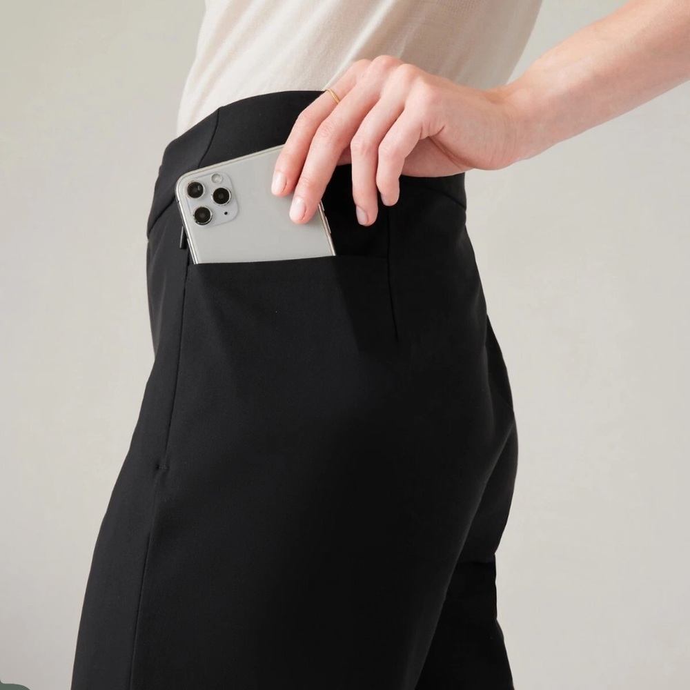 Athleta Classic Black Women's Trousers - Picture 4 of 9